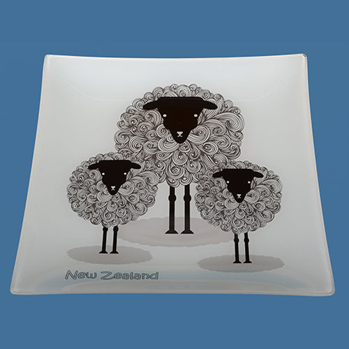 Sheep Family - Glass Coasters