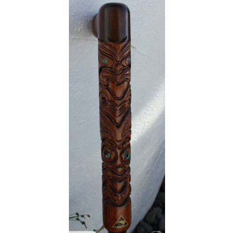 Carved Tokotoko - Maori Walking Stick
