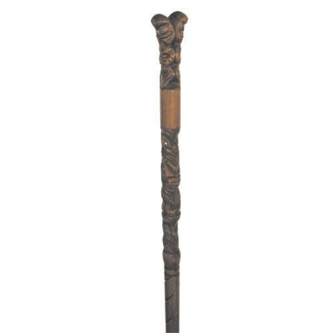 Māori Kauri Carved Walking Stick made from Pacific Kauri 