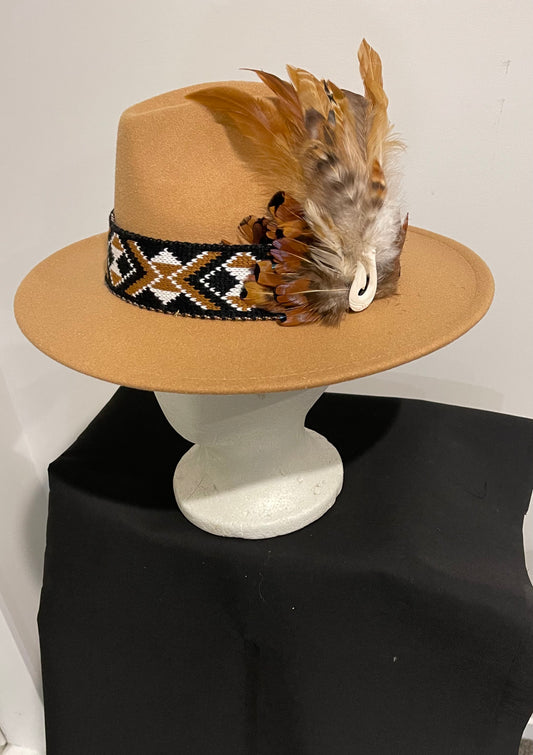 Potae - Light Brown Fedora Felt Hat