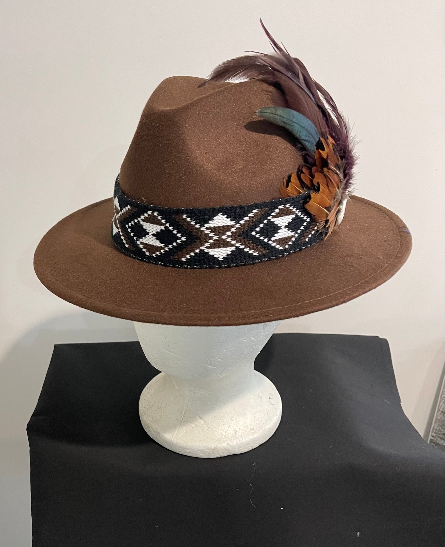 Potae - Chocolate Fedora Felt Hat