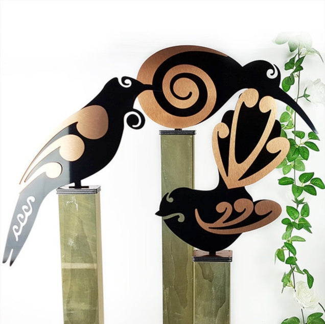 2Tone Freestanding Art: birds