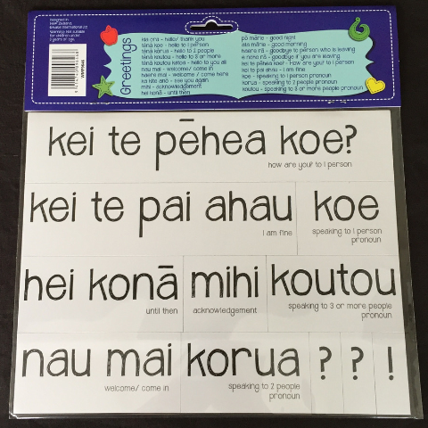 Greetings in Maori - Magnets