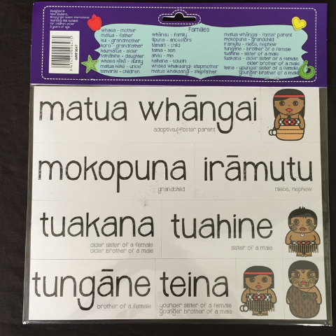 Families in Maori - Magnets