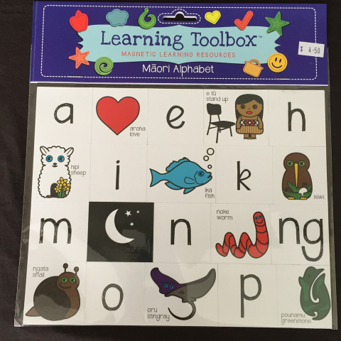  Magnets - Maori Toys - Maori Alphabet - Magnets - Learning Te Reo Maori