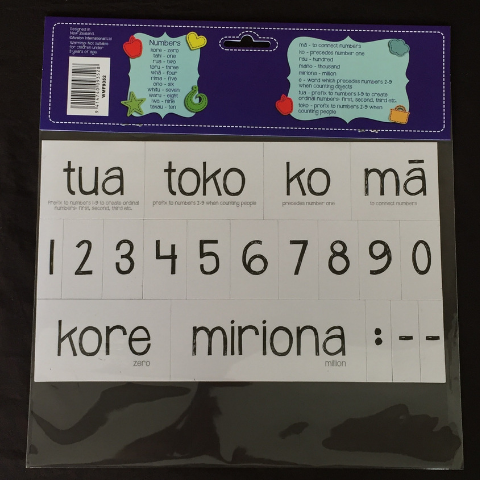 Maori Numbers - Magnets